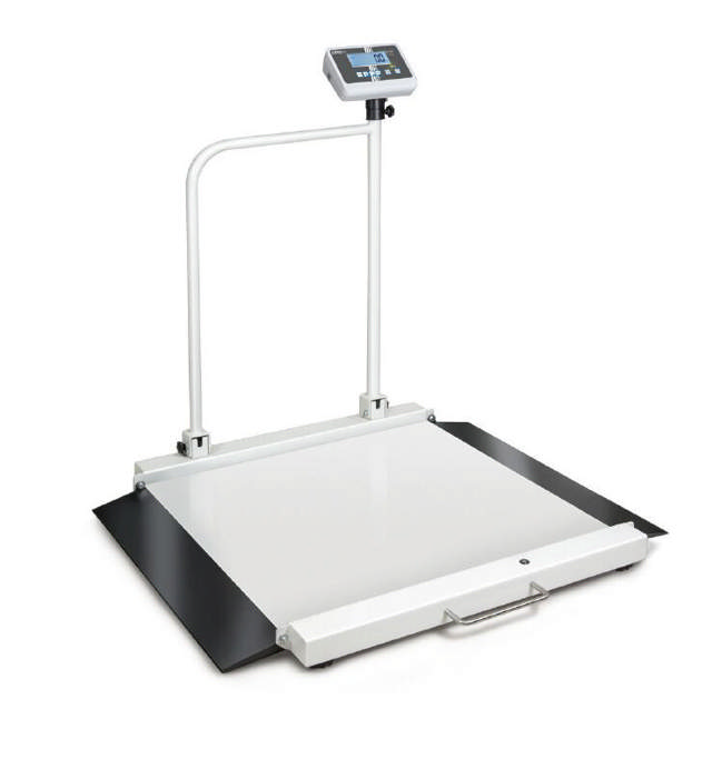 Kørestols-/platformsvægt, Kern belast. 300 kg/100 gr, m/verificering